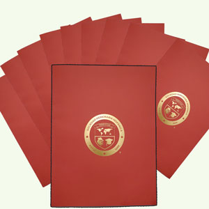 CERTIFICATE COVERS - SET OF 10